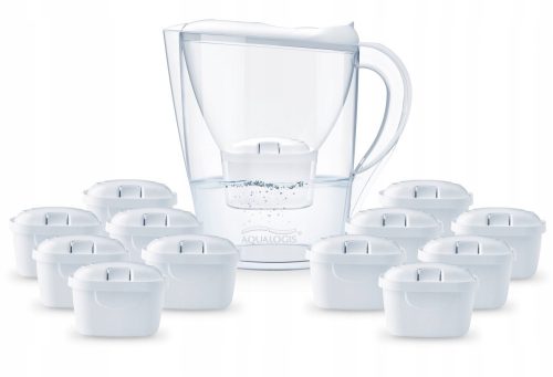  Aqualogis Harmony Filterkanne 2,6 l, weiß