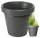  Blumentopf Grando, 45 cm x 45 x 39 cm, Durchmesser 45 cm, Kunststoff in den Farben Grau und Silber