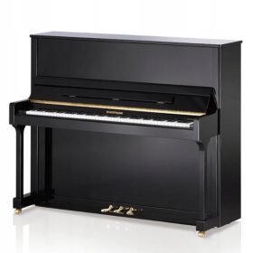  Klavier W. Hoffmann T 128 schwarz glänzend