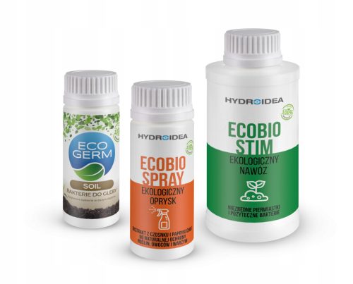 HYDROIDEA Gartenpflege Set: EcoBio Spray, EcoGerm Soil und EcoBio Stim