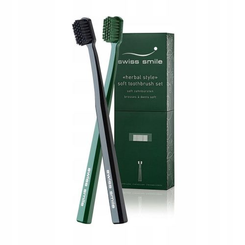  Swiss Smile Herbal Style Zahnbürsten, 2 Stück