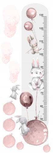  Wandaufkleber mit Messlatten für Kinder