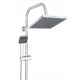 Granitan Aufputz-Duschset, CHROME RAIN SHOWER