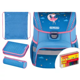    Herlitz 2021 Loop Plus Moon Lady 6in1 + Schulknete Ekipa Genzie 8 Farben HERLITZ