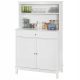  SoBuy weißer Küchenschrank 40 x 90 x 148 cm Frontfarbe: Weiß