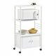  SoBuy weißer Küchenschrank 40 x 60 x 115 cm Frontfarbe: Weiß