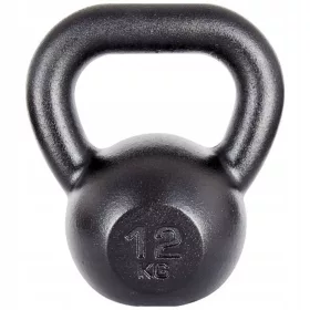  Kettlebelle Kawmet 12 kg schwarz