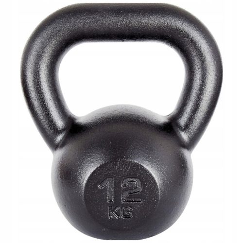  Kettlebelle Kawmet 12 kg schwarz