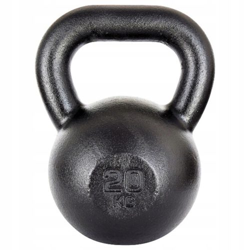  Kettlebelle Kawmet 20 kg schwarz