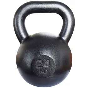 Kettlebelle Kawmet 24 kg schwarz