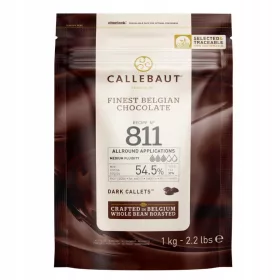   Belgische Dessert-Schokolade Barry Callebaut 1kg - Ideal für Pralinen & Backwaren