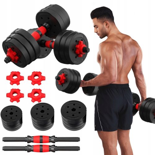  Verstellbare Bitumenhanteln 4FIZJO 2x 20 kg