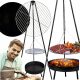  Gartengrill zum Aufhängen, Dreibein, Kamin, Kohle, stabil, starkes Lagerfeuer, 5