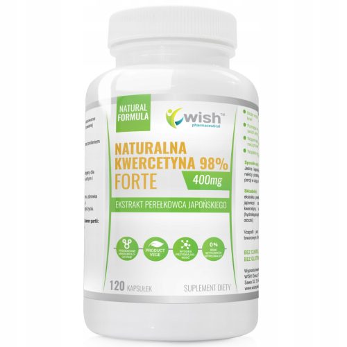 Kwercetin 400mg aus Japanischem Schnurbaum - Vegane Kapseln von WISH Pharmaceutical