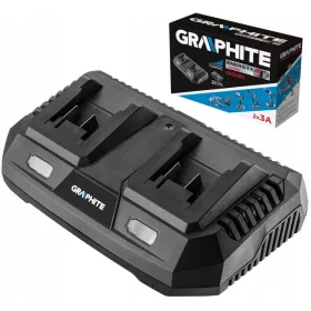  Doppelladegerät für Graphite Energy+ 58G085-Akkus