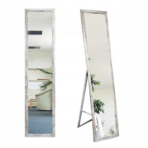  Großer Standspiegel für das Ankleidezimmer, Weißkiefer, 155 cm