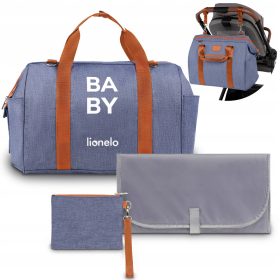  Lionelo LO-IDA GREY CONCRETE Kinderwagen-Organizer-Tasche