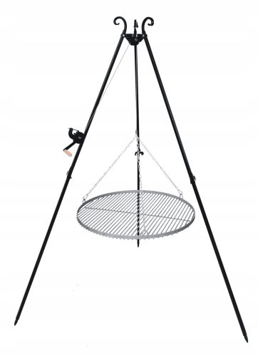  Stativ Gartengrill + Rost fi 80 Brennweite