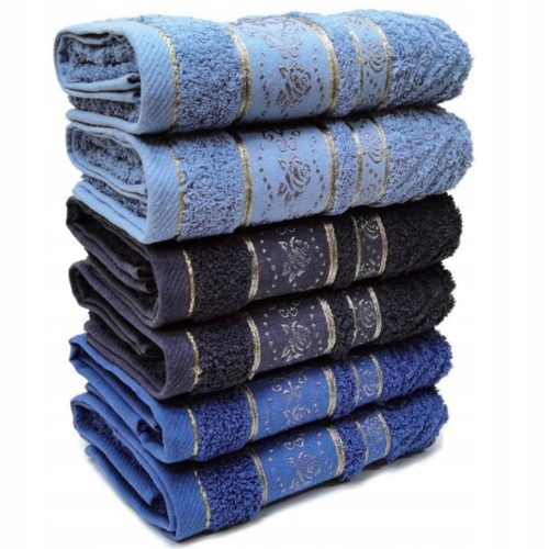 Sets Handtücher RoomTime 01-200 Strandtuch 70x140 cm blau