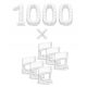 Pro100system Fliesennivellierklemmen/-klammern 1000 Stk.
