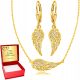  Schmuck mit Zirkonen Euforia goldenen Flügeln