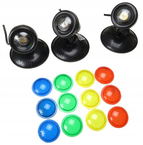  1W 3pcs Lampe mehrfarbig