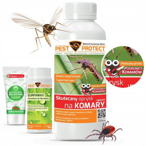 Insektenschutzmittel Pest Protect Mückenschutzflüssigkeit 1000 ml