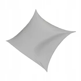 Quadratisches Sonnensegel grau 3,6x3,6m