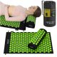  4FIZJO Massagematte, 4fizjo Akupressurmatte mit Spikes, grünes Kissen