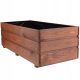 Töpfe und Pflanzgefäße für den Außenbereich und den Garten MMdon Blumentopf 80 cm x 40 x 30 cm Durchmesser 0 cm Holz schwarz, Braun- und Beigetöne