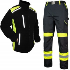 Reflektierende Arbeitskleidung, Hose, Sweatshirt, Größe XL