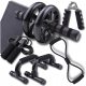  Ein Set für das Krafttraining zu Hause, Rolle, Springseil, Matte, Expander, 7-in-1-Klemmen
