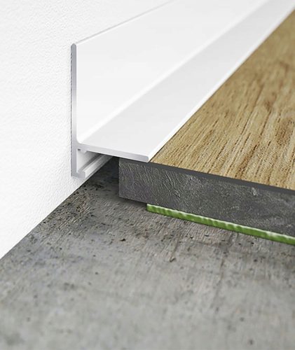 Minileiste Sockelleiste 16 mm 2 m weiß