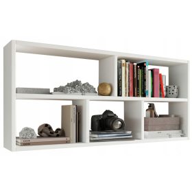  Regal laminierte Platte Matkam 113,6 x 25 cm weiß