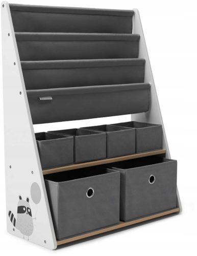  Kinderkraft Regal 80 x 36 x 100 cm weiß