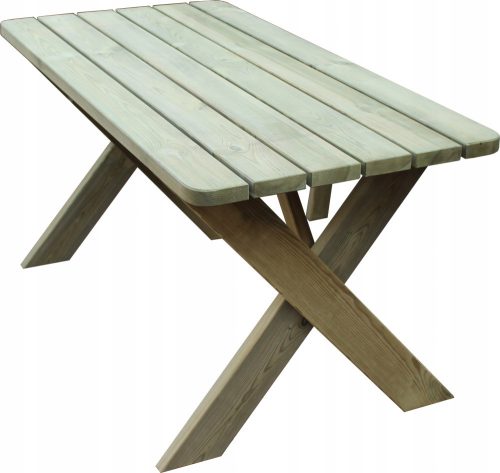Tisch für Garten und Terrasse - Andrzej Gurzyński Tisch, rechteckiges Holz, 180 x 73,5 x 75 cm