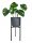 BLUMENSTÄNDER AUS HOLZ Blumenständer 62 cm Metall 0010