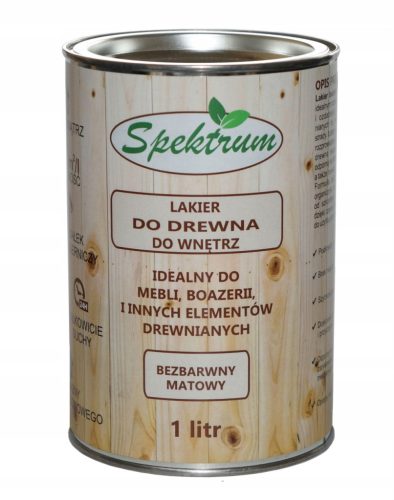 SPEKTRUM farbloser, matter Holzlack 5l