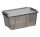 Boxen, Aufbewahrungsbehälter, Organizer Box mit Deckel in Grau- und Silbertönen, transparent