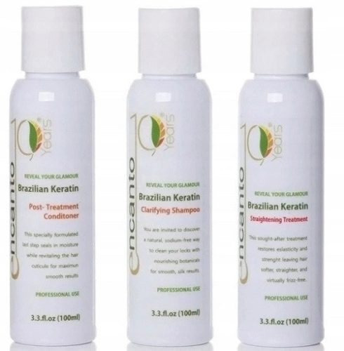  ENCANTO KERATIN HAARGLÄTTUNGSSET 3x100ml