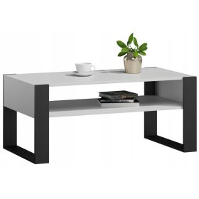  Matkam Kaja Bank, rechteckig, 100 x 53,6 x 50 cm, weiß