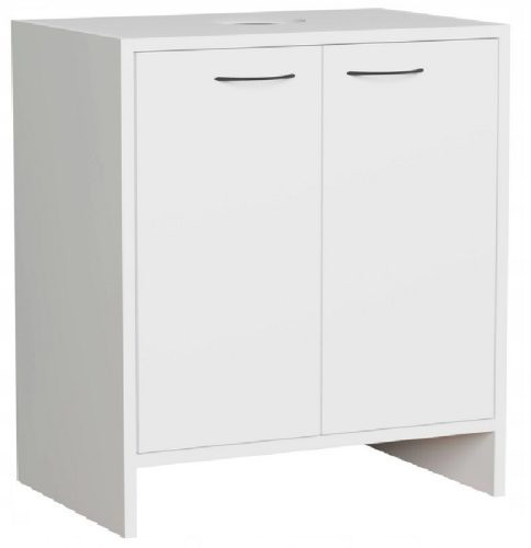 Badezimmerschrank für ein Aufsatzwaschbecken, matt