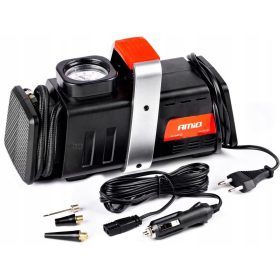 Amio CAR COMPRESSOR Pumpe 12V/230V Acomp-02 schwarz