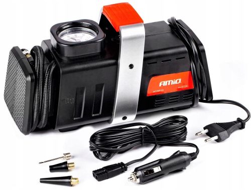  Amio CAR COMPRESSOR Pumpe 12V/230V Acomp-02 schwarz