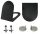 Estiva BLACK MATT Toilettensitz, schwarzer Duroplast