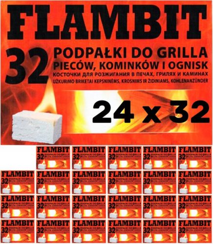 Briketts, Kohlen und Anzünder zum Grillen Rozpałka Flambit 0,3 kg