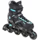  RAVEN Pulse Schwarz/Cyan verstellbare Skates 37-40