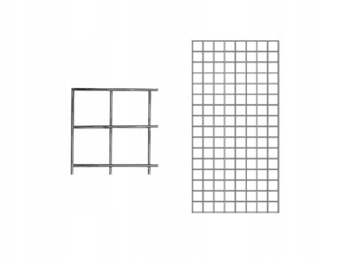 SHOP-DISPLAY-GITTER 200x60 SILBER
