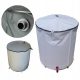  Regenwassertank 500 l 100 x 60 cm braun