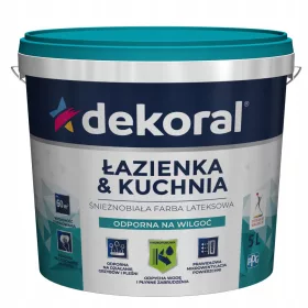  Dekoral Latex-Wandfarbe 5 l, schneeweiß matt